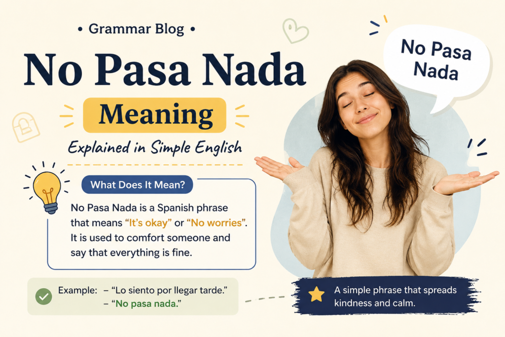 No Pasa Nada