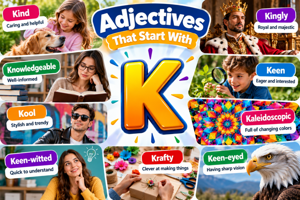Adjectives That Start With K
