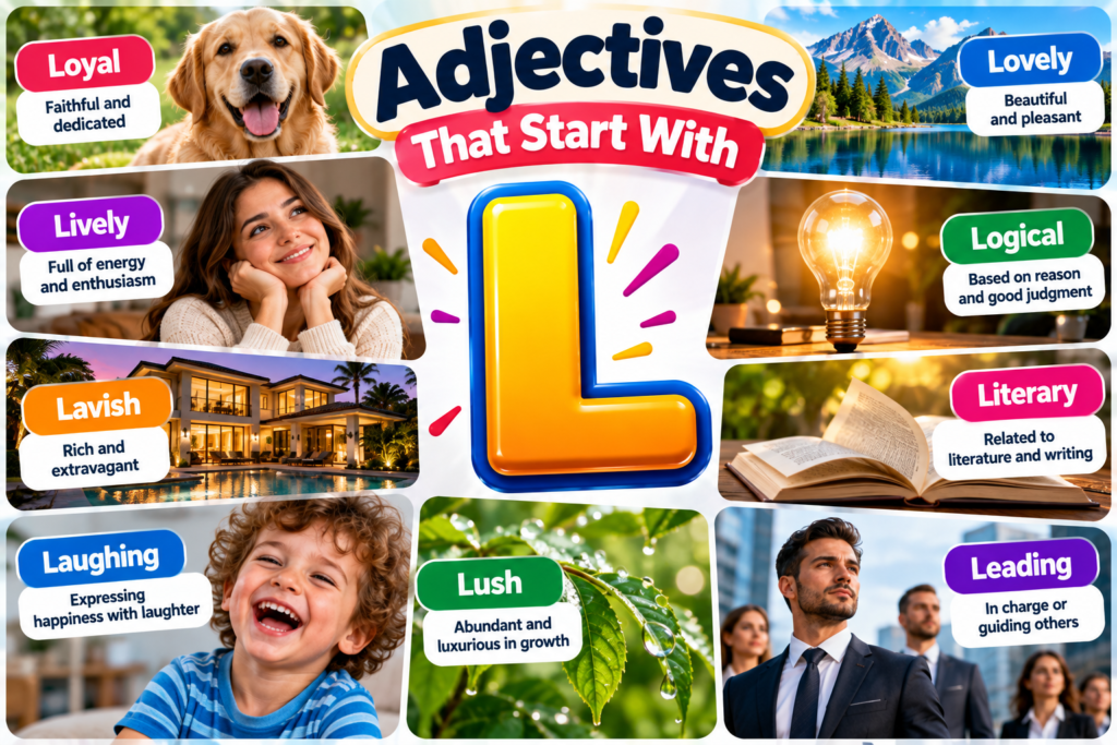 Adjectives That Start With L