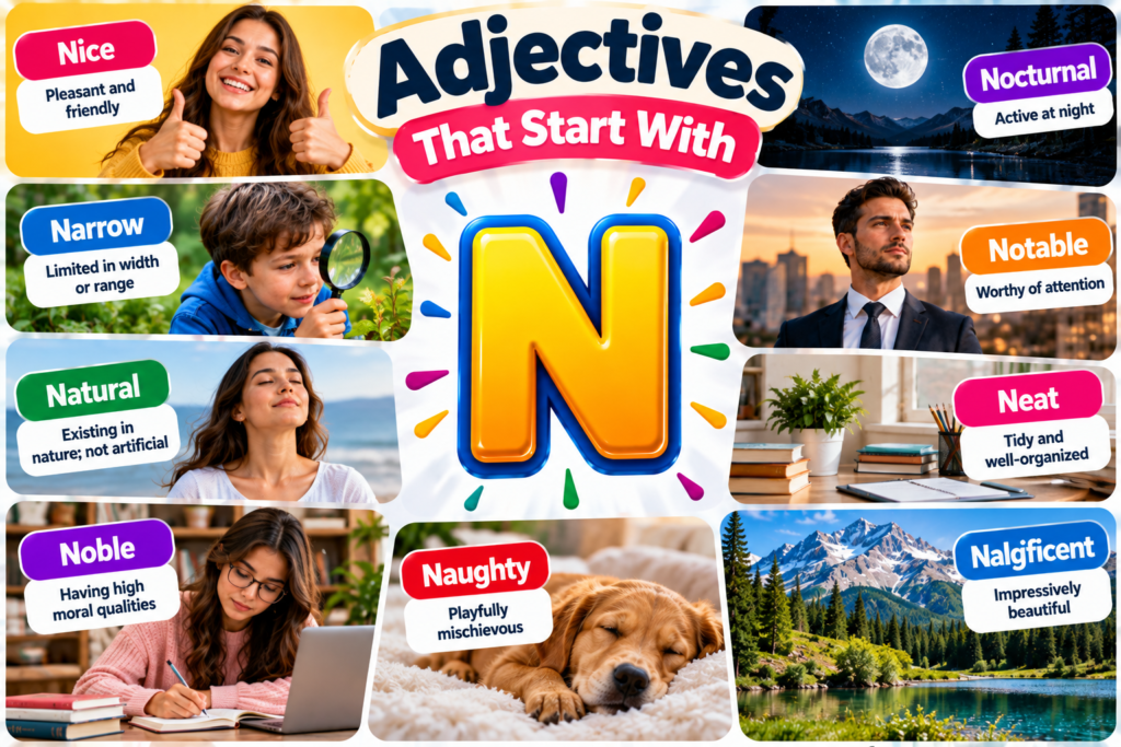 Adjectives That Start With N
