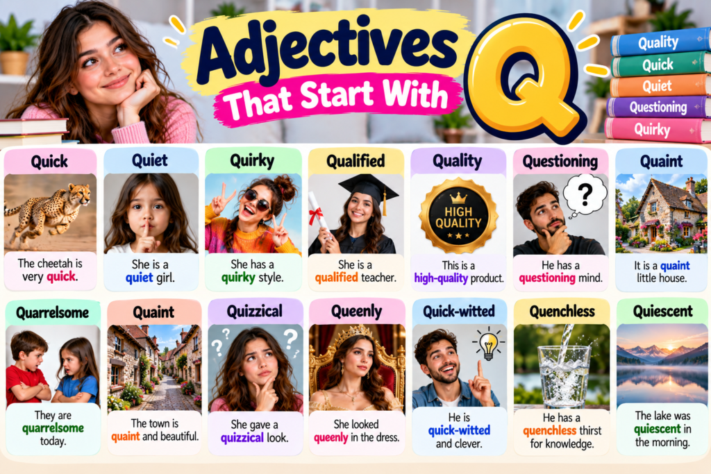 Adjectives That Start With Q