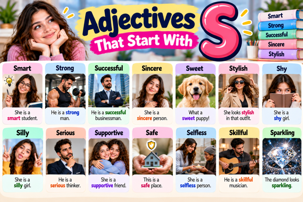 Adjectives That Start With S