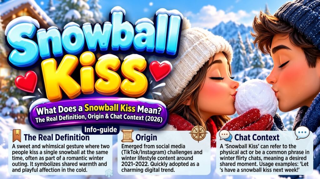 What Does a Snowball Kiss Meaning? The Real Definition, Origin & Chat Context (2026) Snowball Kiss Mean