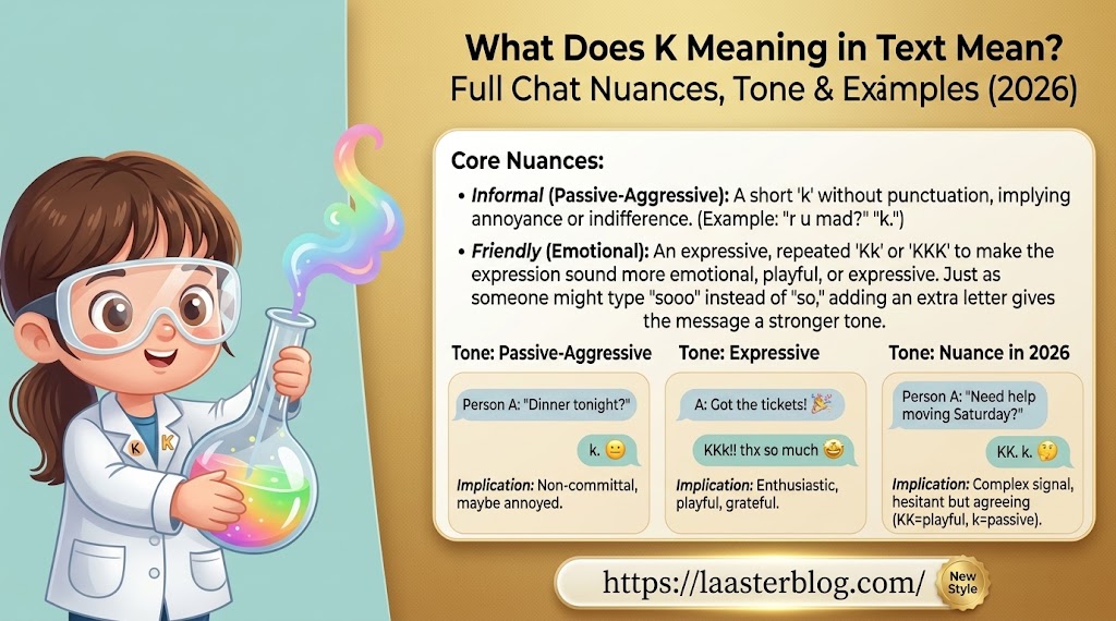 K Meaning in Text